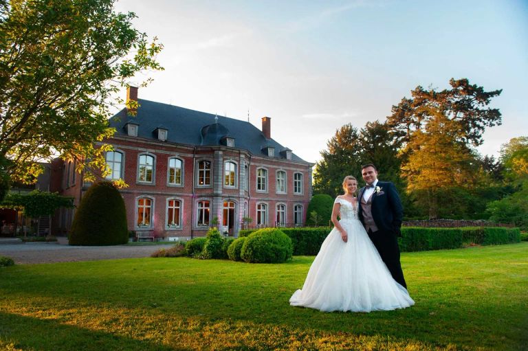 Château de Wanfercée, lieu de mariage en Wallonie avec parc privatif